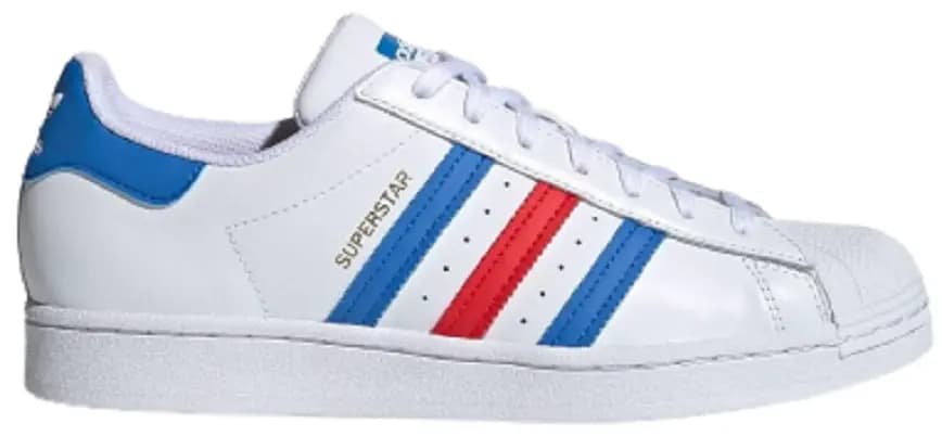 Giày Adidas SuperStar 'White Red TrueBlue' H68095 Giày Adidas SuperStar 'White Red TrueBlue' H68095