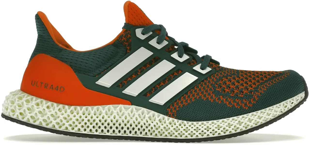 Giày Adidas Ultra 4D 'Miami Hurricanes' Q46439 Giày Adidas Ultra 4D 'Miami Hurricanes' Q46439