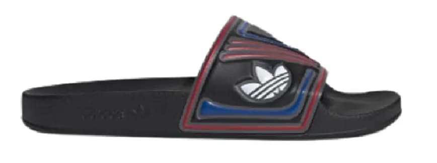 Dép Adidas Adilette Black and Royal Blue Slides CG3411 Dép Adidas Adilette Black and Royal Blue Slides CG3411