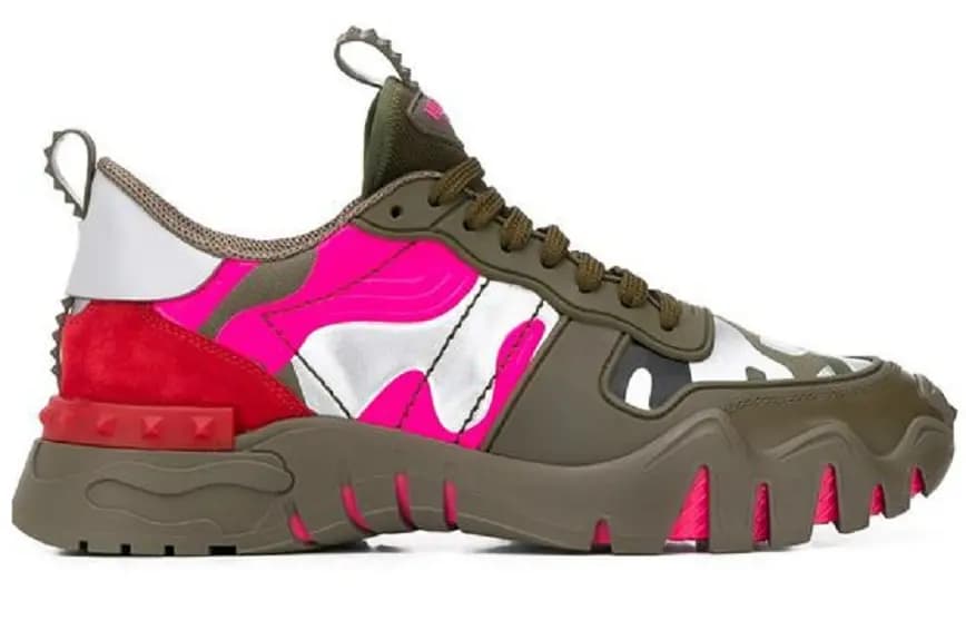 Giày Valentino Camouflage Rockrunner 'Rose' TY0S0C88MHB34G Giày Valentino Camouflage Rockrunner 'Rose' TY0S0C88MHB34G