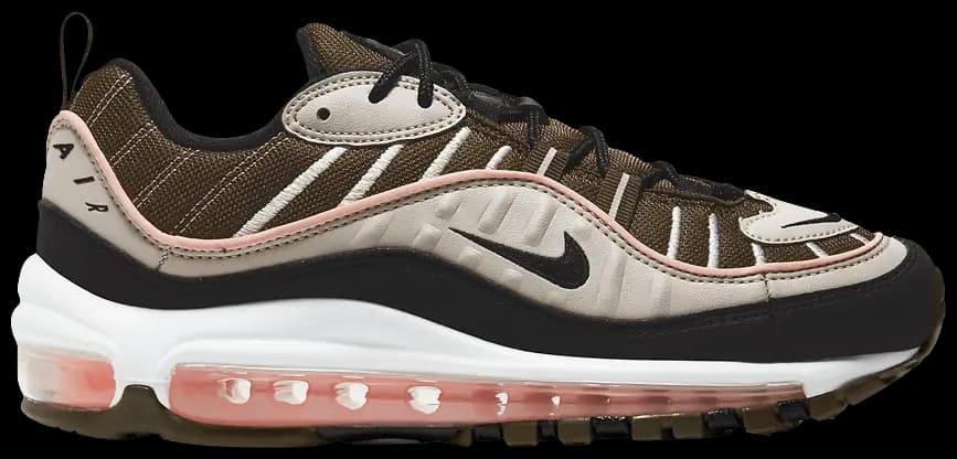 Giày Nike Wmns Air Max 98 'Cargo Khaki Coral' AH6799-301 Giày Nike Wmns Air Max 98 'Cargo Khaki Coral' AH6799-301