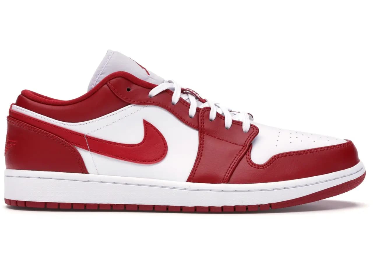 Giày Nike Air Jordan 1 Low 'Gym Red White' 553558-611 Giày Nike Air Jordan 1 Low 'Gym Red White' 553558-611