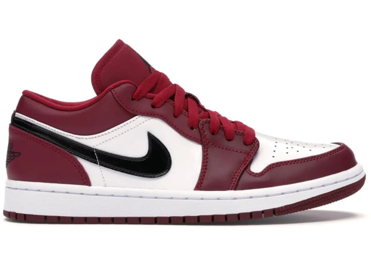 Giày Nike Air Jordan 1 Low 'Noble Red' 553558-604 Giày Nike Air Jordan 1 Low 'Noble Red' 553558-604