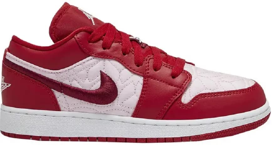 Giày Nike Air Jordan 1 Low SE 'Red Quilt' (GS) DB3621-600 Giày Nike Air Jordan 1 Low SE 'Red Quilt' (GS) DB3621-600