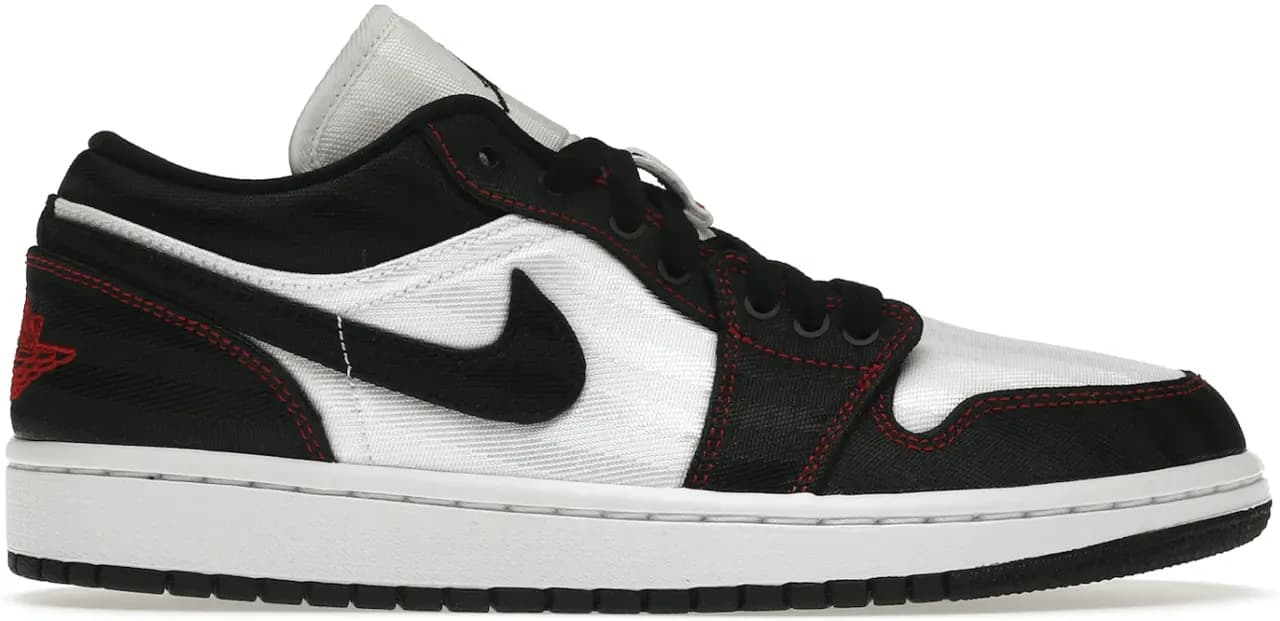 Giày Nike Wmns Air Jordan 1 Low SE Utility 'White Black Red' DD9337-106 Giày Nike Wmns Air Jordan 1 Low SE Utility 'White Black Red' DD9337-106