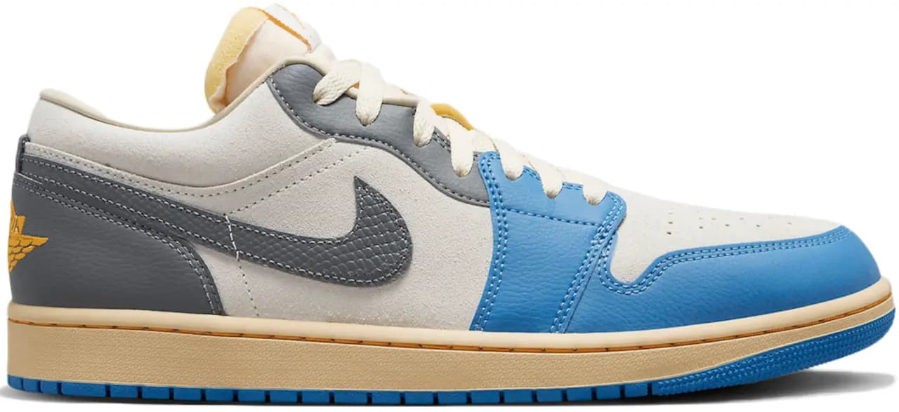 Giày Nike Air Jordan 1 Low 'Vintage UNC Grey' DZ5376-469 Giày Nike Air Jordan 1 Low 'Vintage UNC Grey' DZ5376-469