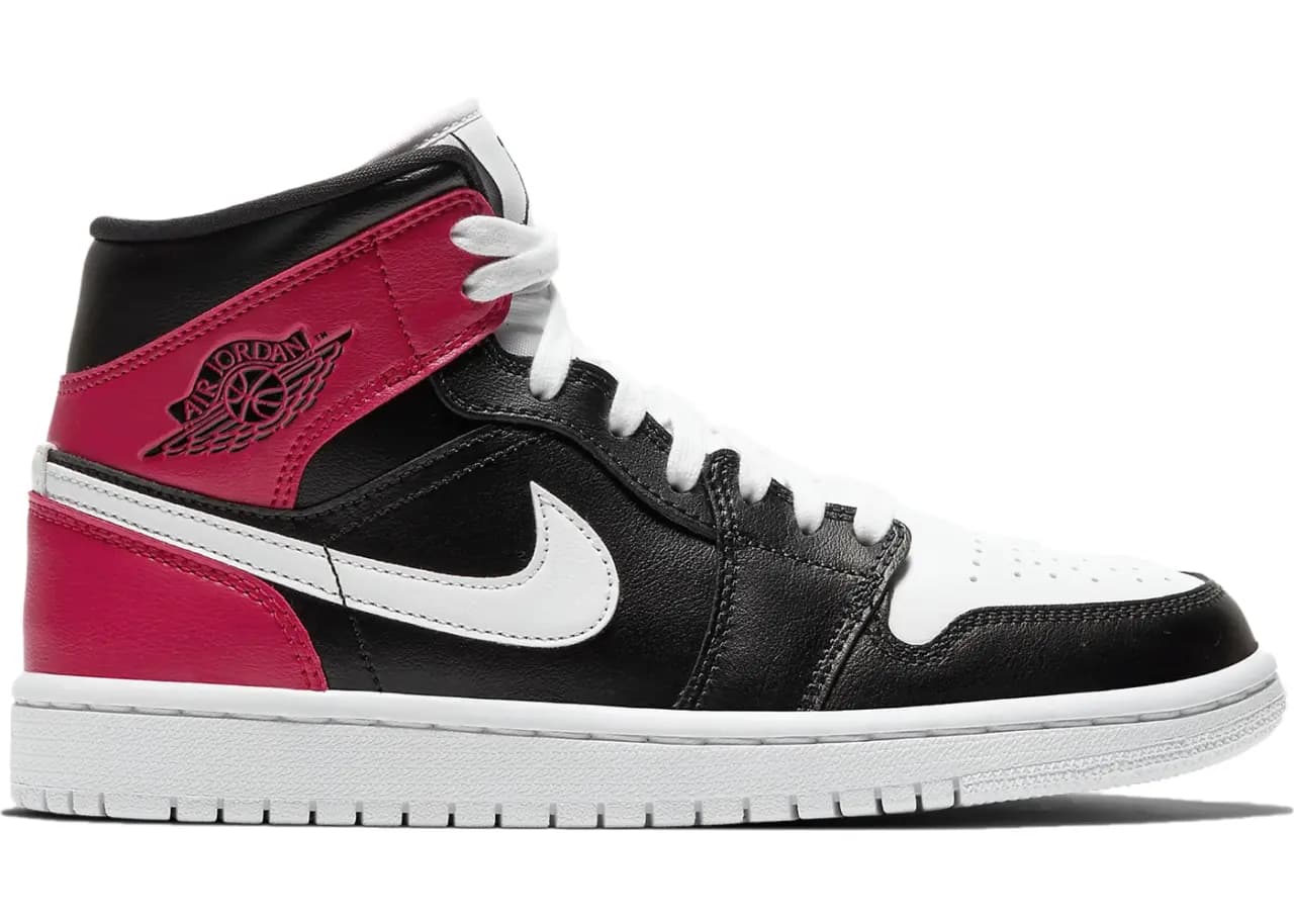 Giày Nike Air Jordan 1 Mid 'Noble Red' BQ6472-016 Giày Nike Air Jordan 1 Mid 'Noble Red' BQ6472-016