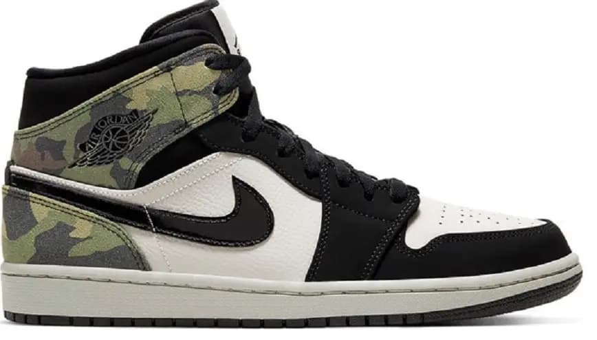 Giày Nike Air Jordan 1 Mid 'Camo' (2020) CW5550-001 Giày Nike Air Jordan 1 Mid 'Camo' (2020) CW5550-001