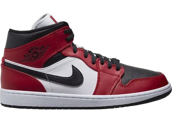 Giày Nike Air Jordan 1 Mid 'Chicago Black Toe' 554724-069 Giày Nike Air Jordan 1 Mid 'Chicago Black Toe' 554724-069