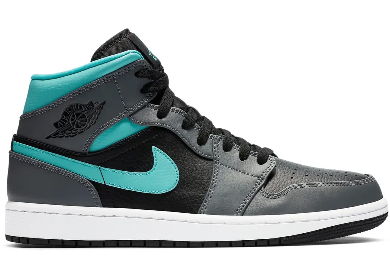 Giày Nike Air Jordan 1 Mid 'Aqua' 554724-063 Giày Nike Air Jordan 1 Mid 'Aqua' 554724-063