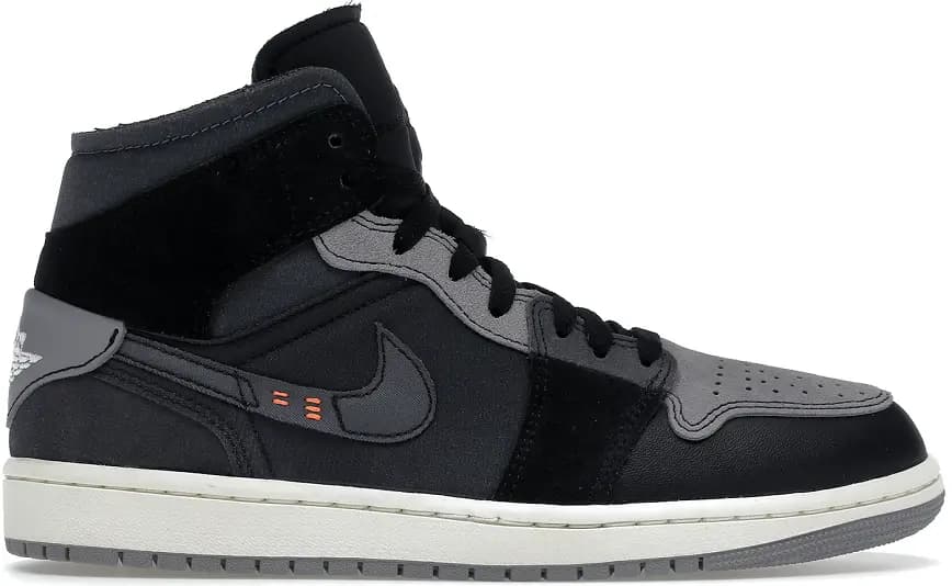 Giày Nike Air Jordan 1 Mid Craft 'Inside Out Black' DM9652-001 Giày Nike Air Jordan 1 Mid Craft 'Inside Out Black' DM9652-001