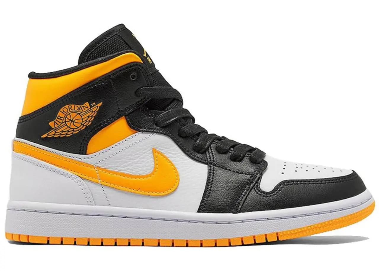 Giày Nike Air Jordan 1 Mid 'Laser Orange Black' CV5276-107 Giày Nike Air Jordan 1 Mid 'Laser Orange Black' CV5276-107