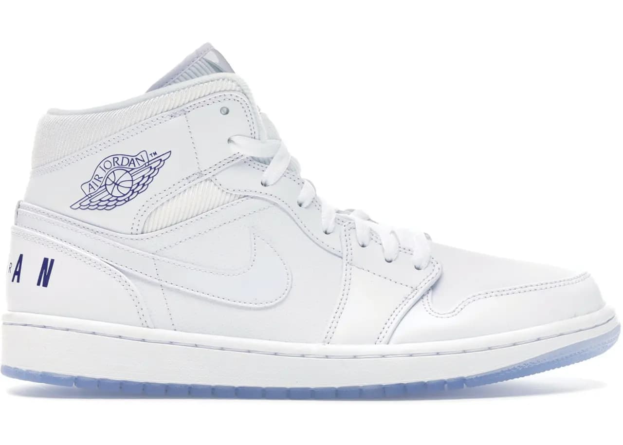 Giày Nike Air Jordan 1 Retro Mid 'White Concord' BQ6578-100 Giày Nike Air Jordan 1 Retro Mid 'White Concord' BQ6578-100