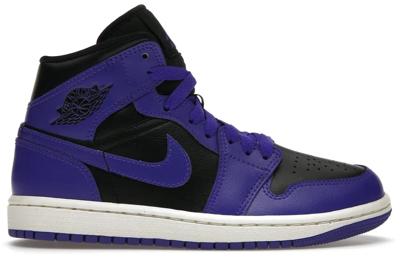 Giày Nike Air Jordan 1 Mid 'Purple Black' BQ6472-051 Giày Nike Air Jordan 1 Mid 'Purple Black' BQ6472-051