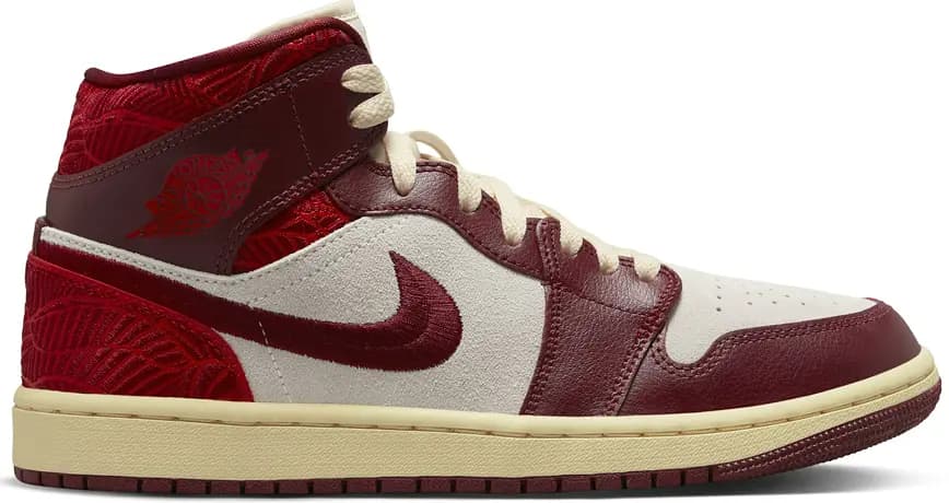 Giày Nike Air Jordan 1 Mid SE 'Tiki Leaf Team Red' DZ2820-601 Giày Nike Air Jordan 1 Mid SE 'Tiki Leaf Team Red' DZ2820-601