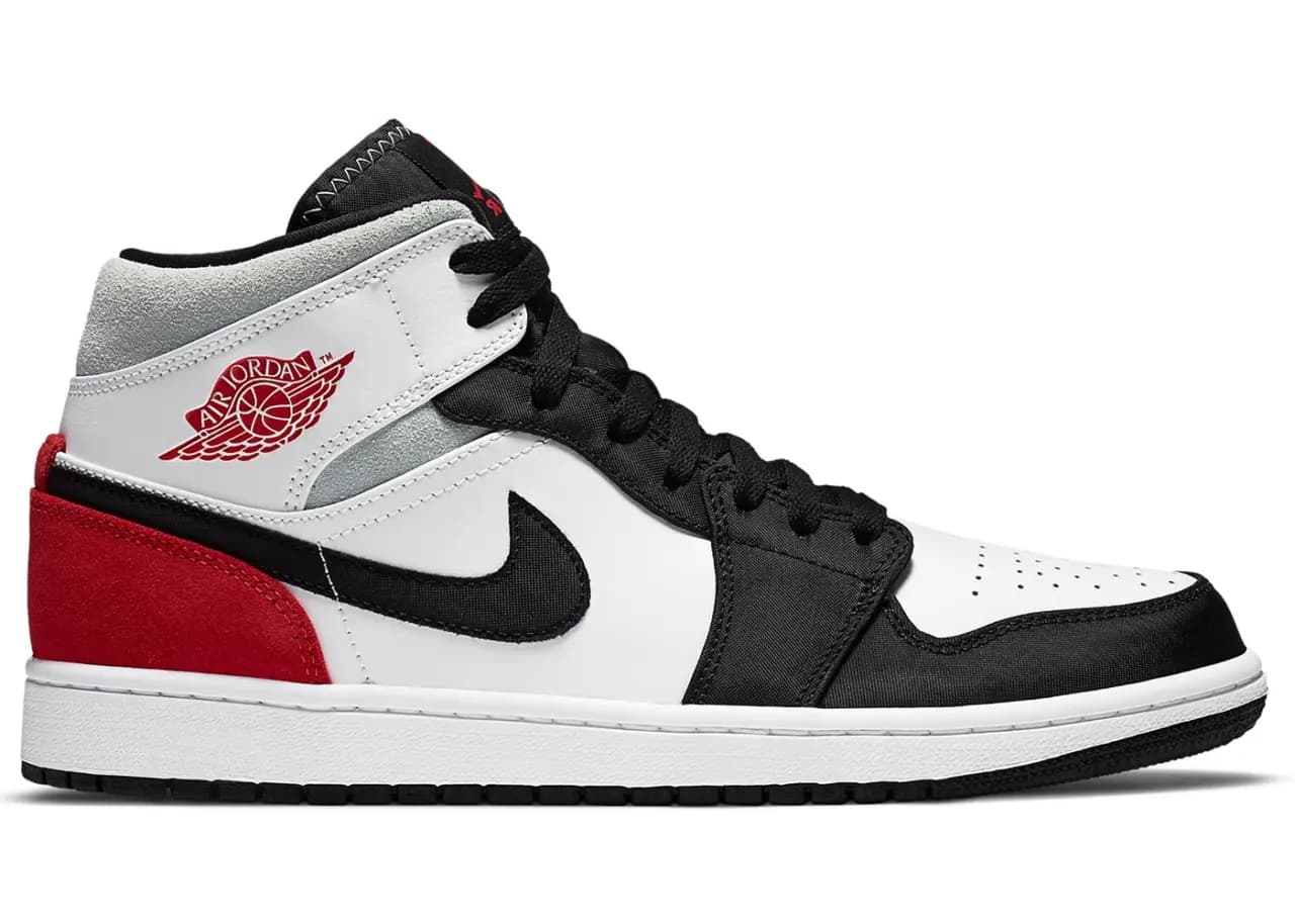 Giày Nike Air Jordan 1 Mid SE 'Union Black Toe' BQ6931-100 Giày Nike Air Jordan 1 Mid SE 'Union Black Toe' BQ6931-100