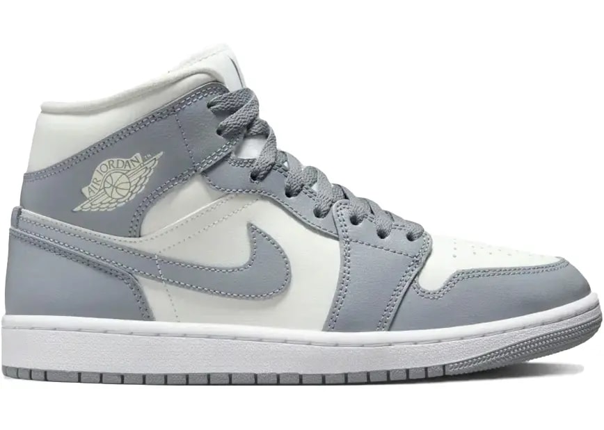 Giày Nike Air Jordan 1 Mid 'Grey Sail' BQ6472-115 — kich-thuoc: 38.5 Giày Nike Air Jordan 1 Mid 'Grey Sail' BQ6472-115 — kich-thuoc: 38.5
