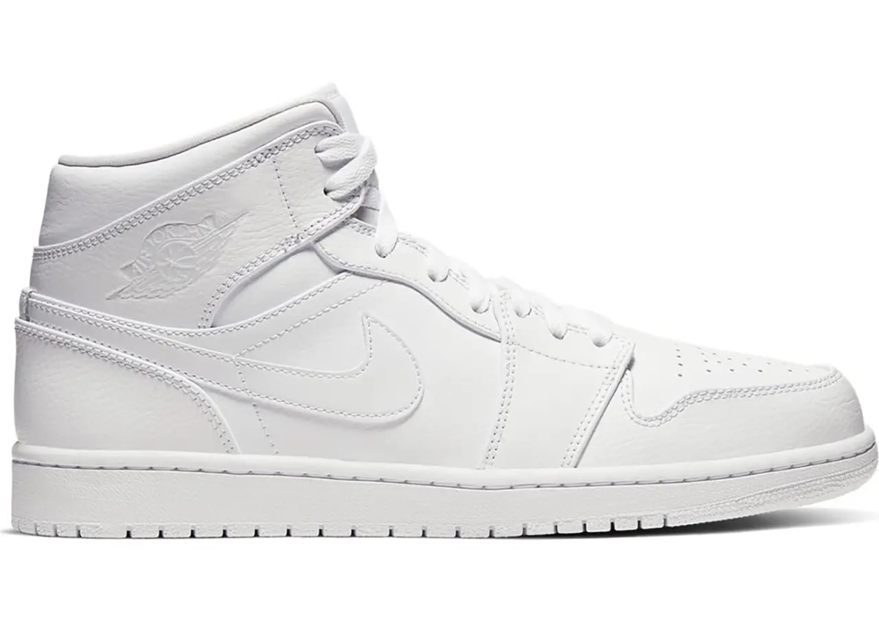 Giày Nike Air Jordan 1 Mid 'Triple White' (2020) 554725-126 — kich-thuoc: 37.5 Giày Nike Air Jordan 1 Mid 'Triple White' (2020) 554725-126 — kich-thuoc: 37.5