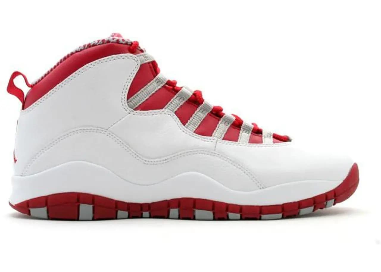 Giày Nike Air Jordan 10 Retro 'Red Steel' 2005 310805-161 Giày Nike Air Jordan 10 Retro 'Red Steel' 2005 310805-161