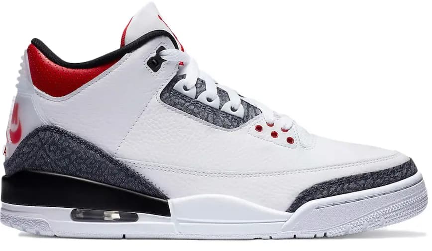 Giày Nike Air Jordan 3 Retro Denim SE Fire Red CZ6431-100 Giày Nike Air Jordan 3 Retro Denim SE Fire Red CZ6431-100