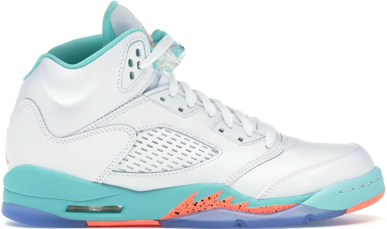 Giày Nike Air Jordan 5 Retro 'Light Aqua' 440892-100 Giày Nike Air Jordan 5 Retro 'Light Aqua' 440892-100