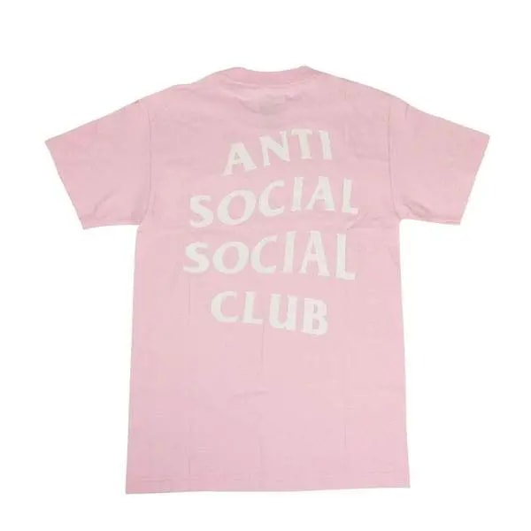 Áo Anti Social Social Club Basic Pink Tee — kich-thuoc: L Áo Anti Social Social Club Basic Pink Tee — kich-thuoc: L