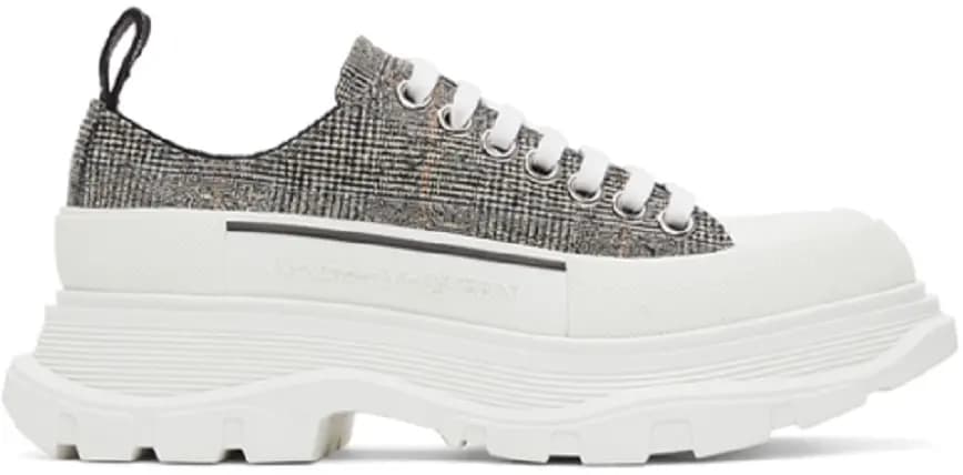 Giày Alexander McQueen Low Wool Tread Slick 650809-W4PE1-1071 Giày Alexander McQueen Low Wool Tread Slick 650809-W4PE1-1071