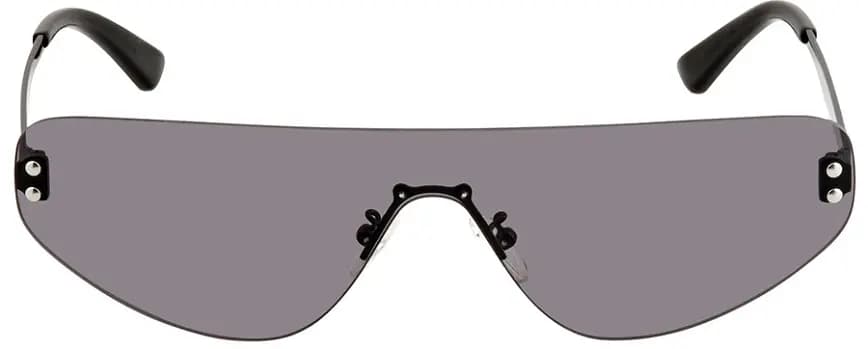 Kính Alexander McQueen Grey Browline 'Black' MQ0221S-001-99 Kính Alexander McQueen Grey Browline 'Black' MQ0221S-001-99