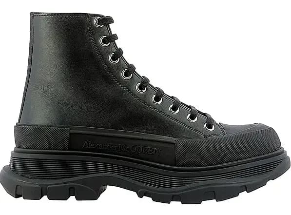 Giày Alexander McQueen Men's Black Tread Slick Boots 627206-WHZ62-1081 Giày Alexander McQueen Men's Black Tread Slick Boots 627206-WHZ62-1081