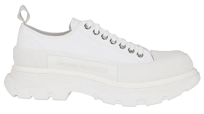 Giày Alexander McQueen Tread Slick Lace Up White 604257-W4L32-9000 Giày Alexander McQueen Tread Slick Lace Up White 604257-W4L32-9000