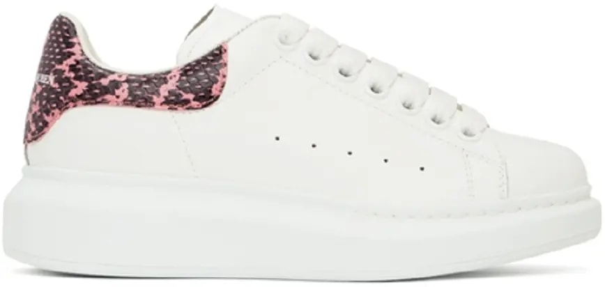 Giày Alexander McQueen White & Snake Oversized 'Pink' 553770-WHZ4C-9558 — kich-thuoc: 36 Giày Alexander McQueen White & Snake Oversized 'Pink' 553770-WHZ4C-9558 — kich-thuoc: 36