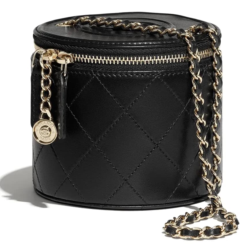 Túi Chanel Small Vanity With Chain Lambskin Black AP2193-B05720-94305 Túi Chanel Small Vanity With Chain Lambskin Black AP2193-B05720-94305