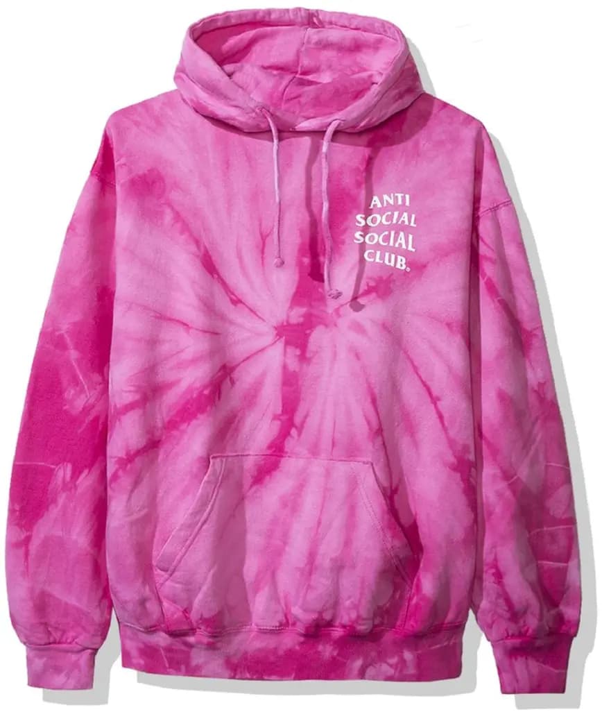 Áo Anti Social Social Club Laguna Hoodie FW19 Pink Tie Dye ASSC-LAHPTD Áo Anti Social Social Club Laguna Hoodie FW19 Pink Tie Dye ASSC-LAHPTD