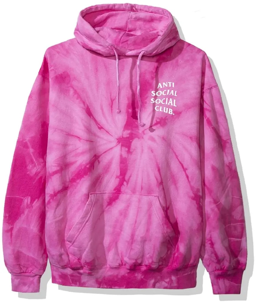 Áo Anti Social Social Club Laguna Hoodie FW19 Pink Tie Dye ASSC-LAHPTD — kich-thuoc: S Áo Anti Social Social Club Laguna Hoodie FW19 Pink Tie Dye ASSC-LAHPTD — kich-thuoc: S
