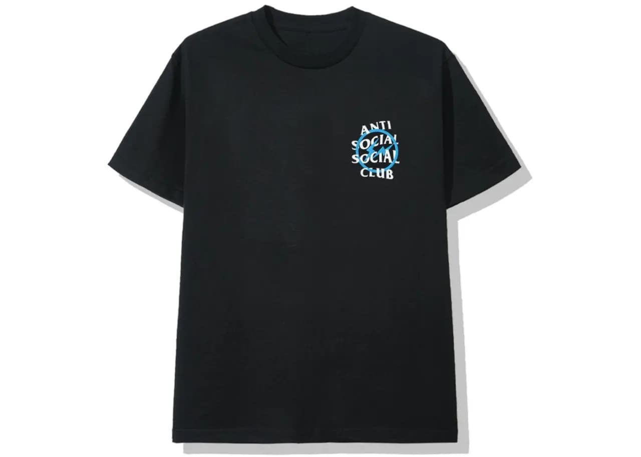 Áo Anti Social Social Club x Fragment Blue Bolt Tee Black ASSC-XFBBTBK Áo Anti Social Social Club x Fragment Blue Bolt Tee Black ASSC-XFBBTBK
