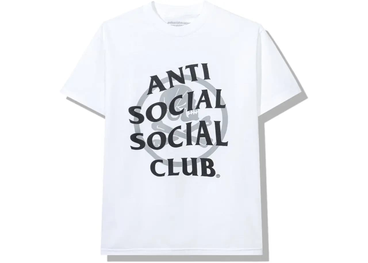 Áo Anti Social Social Club x Neighborhood Cambered White Tee Áo Anti Social Social Club x Neighborhood Cambered White Tee