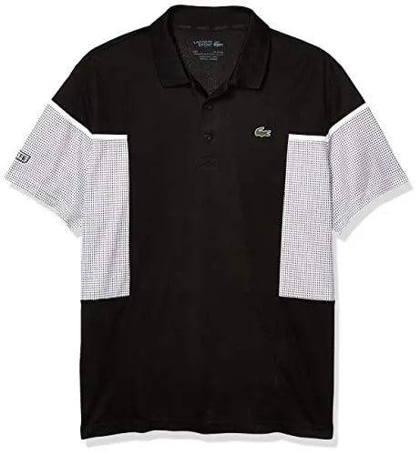 Áo Lacoste Polo SPORT Mesh Panel Tennis Black DH4754-51-BLK — kich-thuoc: L Áo Lacoste Polo SPORT Mesh Panel Tennis Black DH4754-51-BLK — kich-thuoc: L