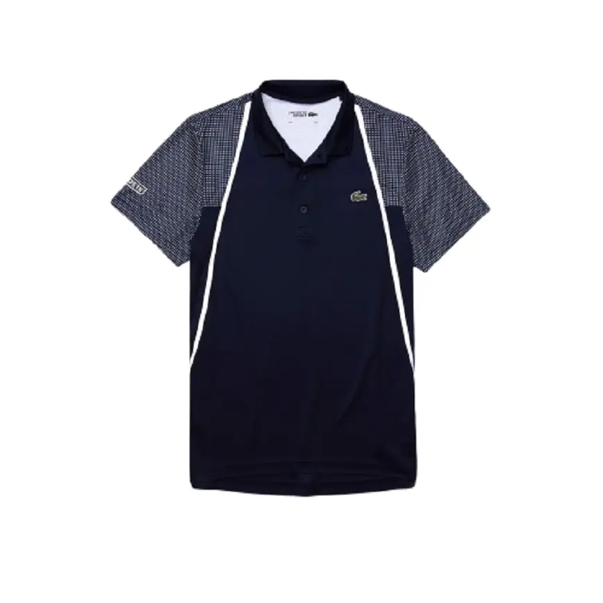 Áo Lacoste Polo SPORT Mesh Sleeved Tennis Navy DH4776-51-R26 — kich-thuoc: L Áo Lacoste Polo SPORT Mesh Sleeved Tennis Navy DH4776-51-R26 — kich-thuoc: L