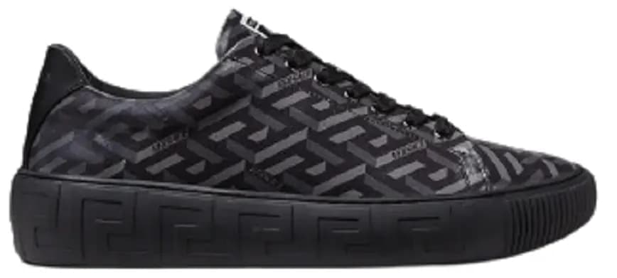 Giày Versace Greca La Greca Print Trainers 'Black Grey' DSU8404-1A01726-5B05B Giày Versace Greca La Greca Print Trainers 'Black Grey' DSU8404-1A01726-5B05B