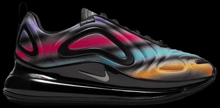 Giày Nike Air Max 720 Black 'Neon Streaks' AQ3196-011 Giày Nike Air Max 720 Black 'Neon Streaks' AQ3196-011
