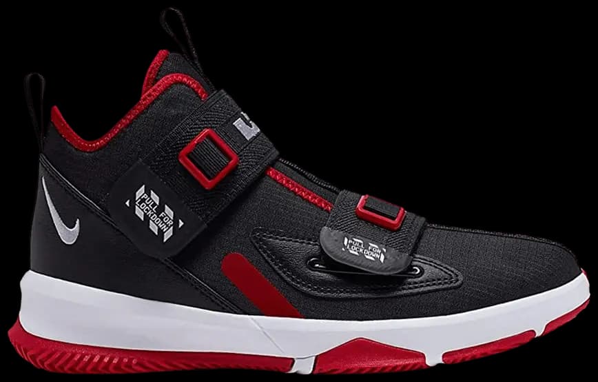 Giày Nike LeBron Soldier 13 GS 'Bred' AR7585-003 Giày Nike LeBron Soldier 13 GS 'Bred' AR7585-003