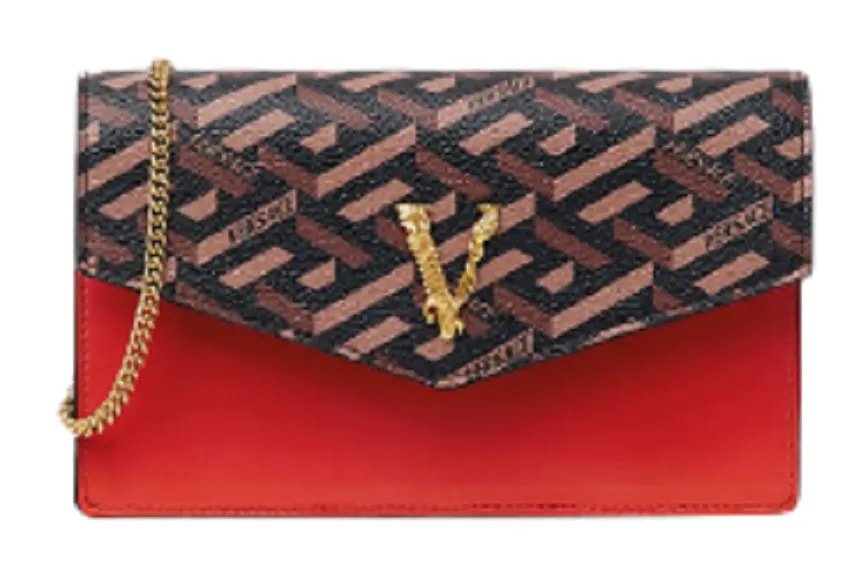 Túi Versace La Greca Signature Pouch Red Brown 1003086-1A01444-5B35V — kich-thuoc: lien-he-order Túi Versace La Greca Signature Pouch Red Brown 1003086-1A01444-5B35V — kich-thuoc: lien-he-order