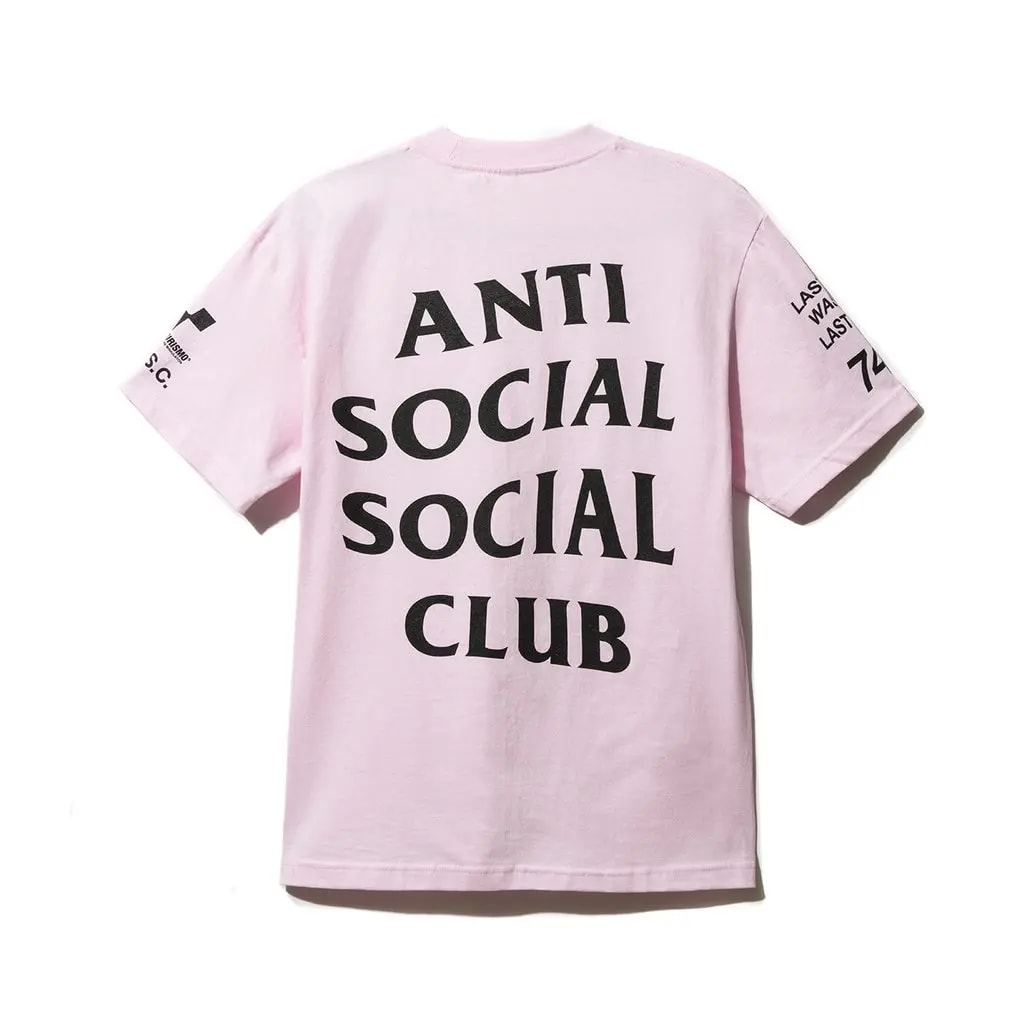 Áo Anti Social Social Club Korea Pink Tee — kich-thuoc: L Áo Anti Social Social Club Korea Pink Tee — kich-thuoc: L