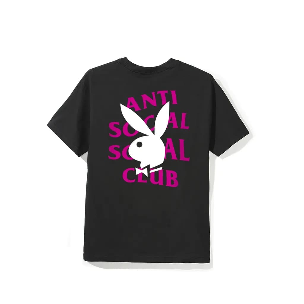 Áo Anti Social Social Club Playboy Remix Black Tee Áo Anti Social Social Club Playboy Remix Black Tee