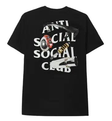 Áo Anti Social Social Club Riceroni Black Tee — kich-thuoc: L Áo Anti Social Social Club Riceroni Black Tee — kich-thuoc: L