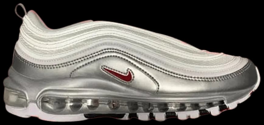 Giày Nike Air Max 97 QS 'B-Sides White Silver' AT5458-100 Giày Nike Air Max 97 QS 'B-Sides White Silver' AT5458-100