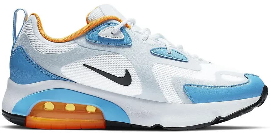 Giày Nike Women Air Max 200 White Black Half Blue AT6175-101 Giày Nike Women Air Max 200 White Black Half Blue AT6175-101