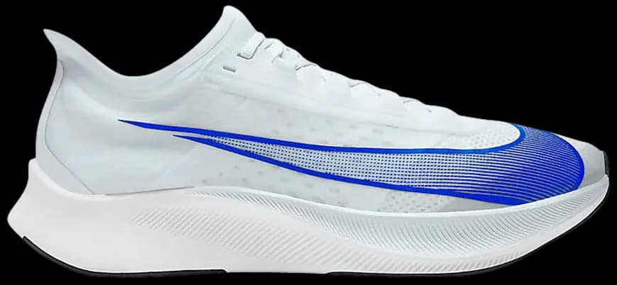 Giày Nike Zoom Fly 3 'Pure Platinum Racer Blue' AT8240-005 Giày Nike Zoom Fly 3 'Pure Platinum Racer Blue' AT8240-005