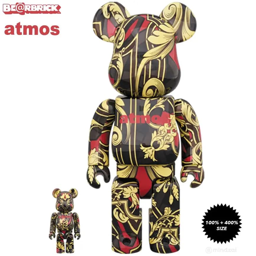 Mô Hình Bearbrick Atmos Timberland 100% & 400% Mô Hình Bearbrick Atmos Timberland 100% & 400%