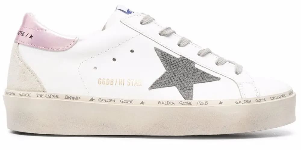 Giày Golden Goose Hi-Star White Pink GWF00119-F001941-10746 Giày Golden Goose Hi-Star White Pink GWF00119-F001941-10746